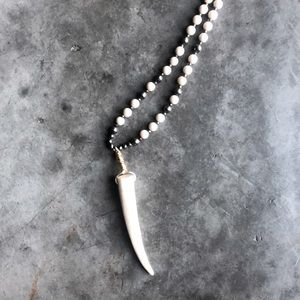 Tess & Tricia horn necklace